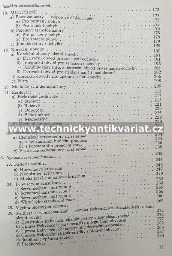 Servomechanismy - Zdeněk Trnka (1954)
