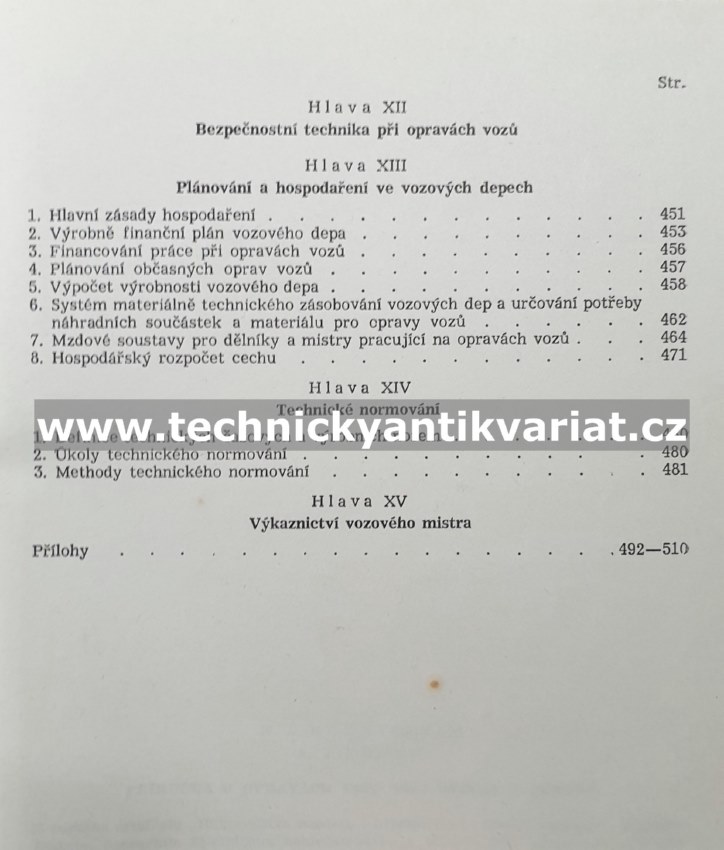 Příručka o opravách vozů pro mistry a četaře - Mordvinkin, Popov (1954)