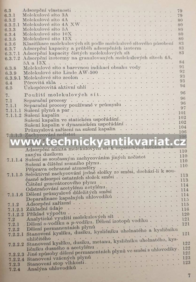Molekulová síta - Rálek, Jírů, Grubner (1966)