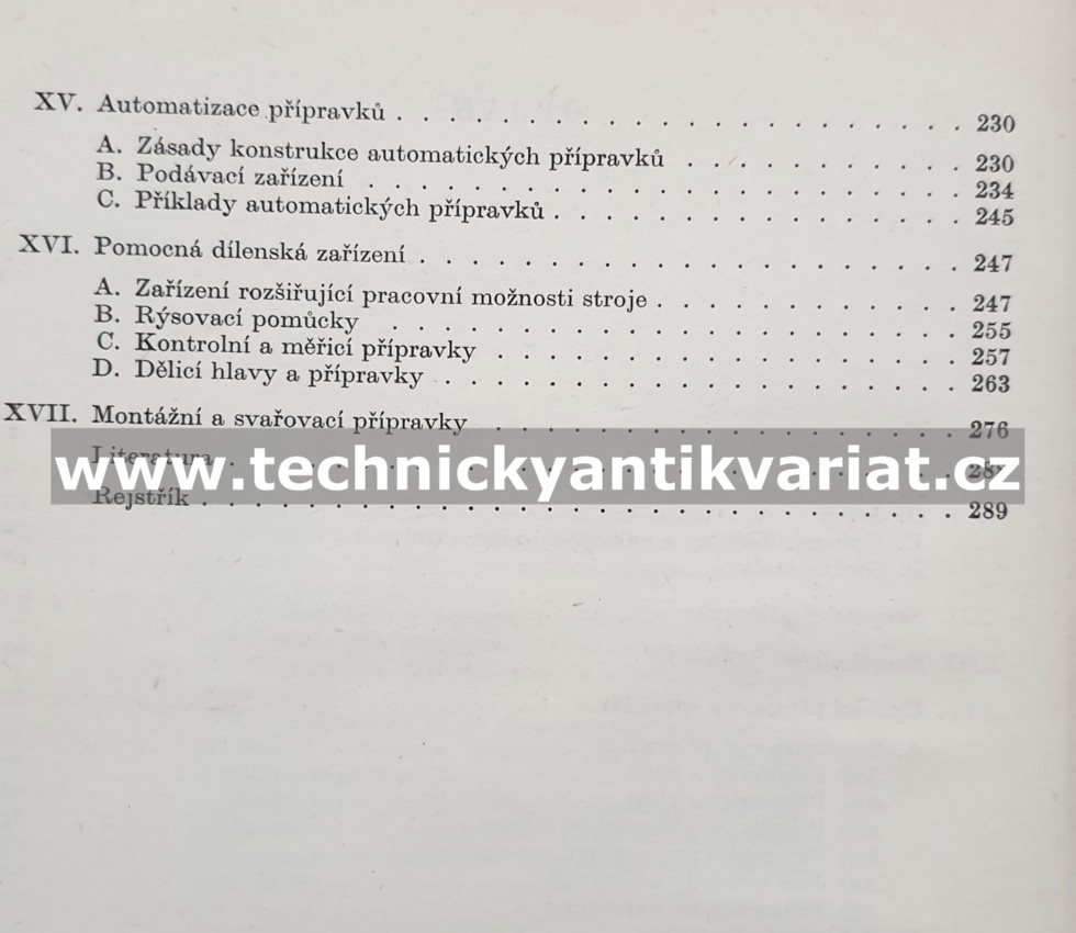 Přípravky a zařízení pro zkrácení vedlejších časů ve výrobě III. - Chvála, Řezáč (1964)