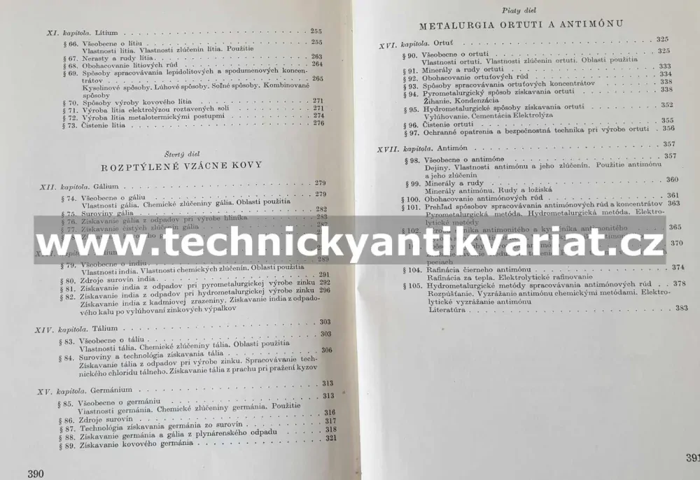 Metalurgia vzácných kovou - Zelikman, Samsonov, Krejn (1956)