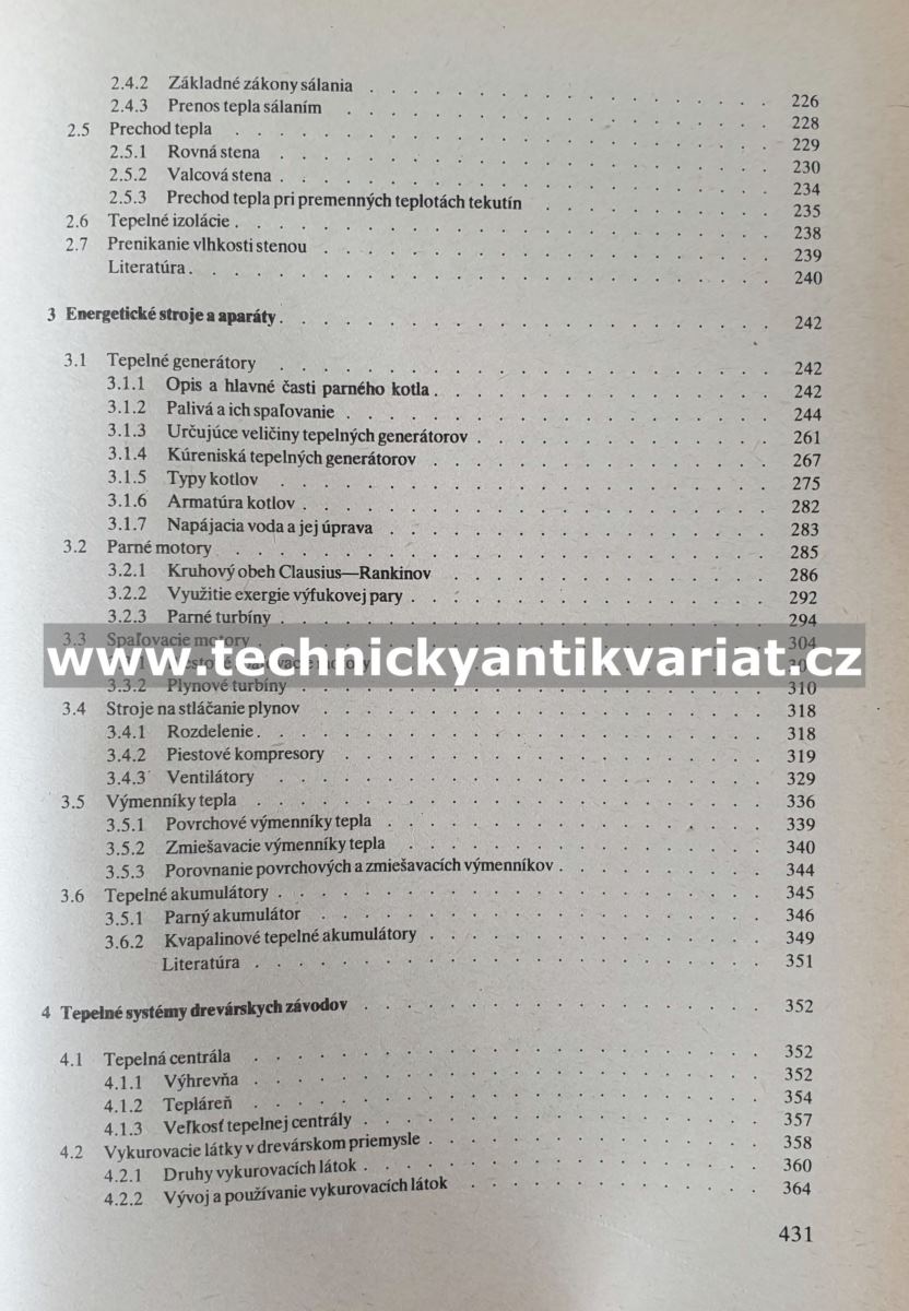 Energetika a tepelná technika pre dverárských inžinierov - František Setnička (1981)