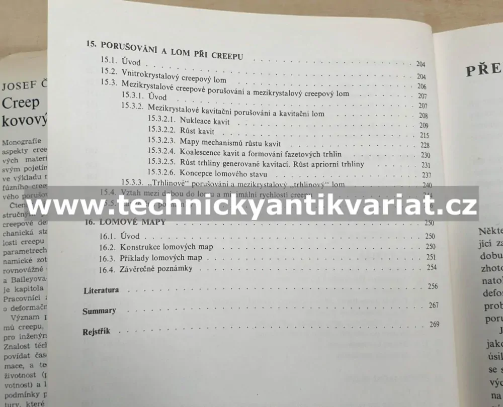 Creep kovových materiálů - Josef Čadek (1984)