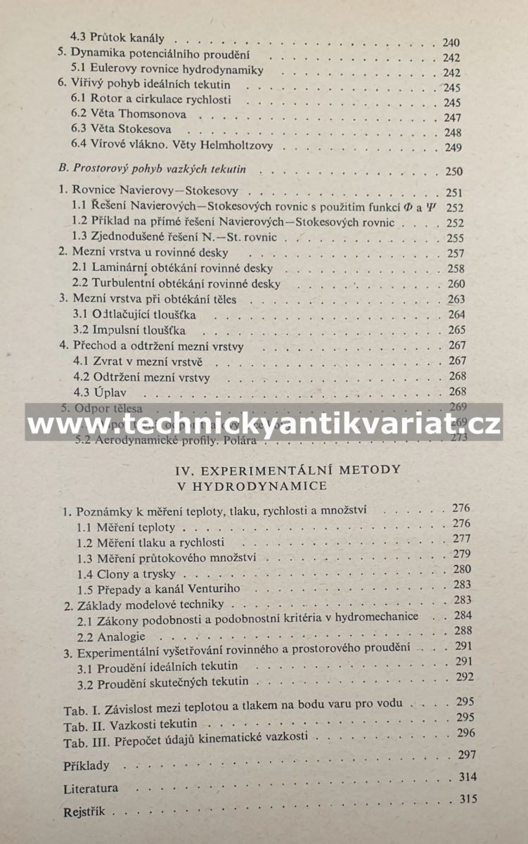 Hydromechanika - Otakar Maštovský (1964)