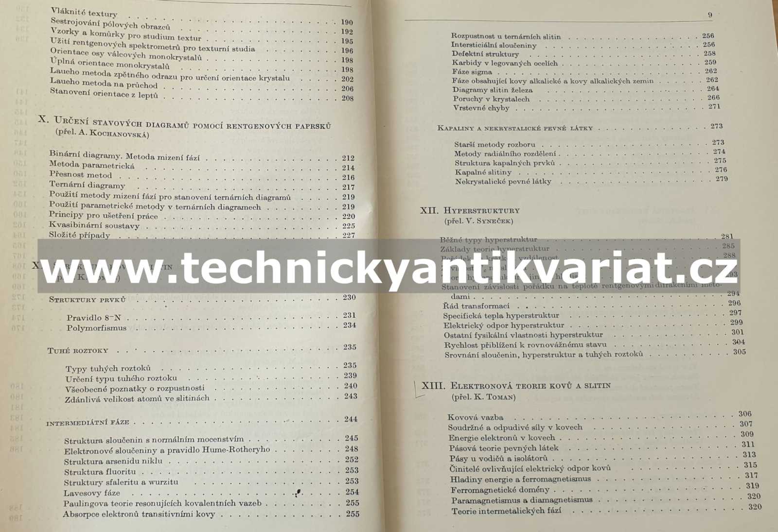 Struktura kovů - krystalografické metody, principy a údaje - Charles S. Barrett (1959)
