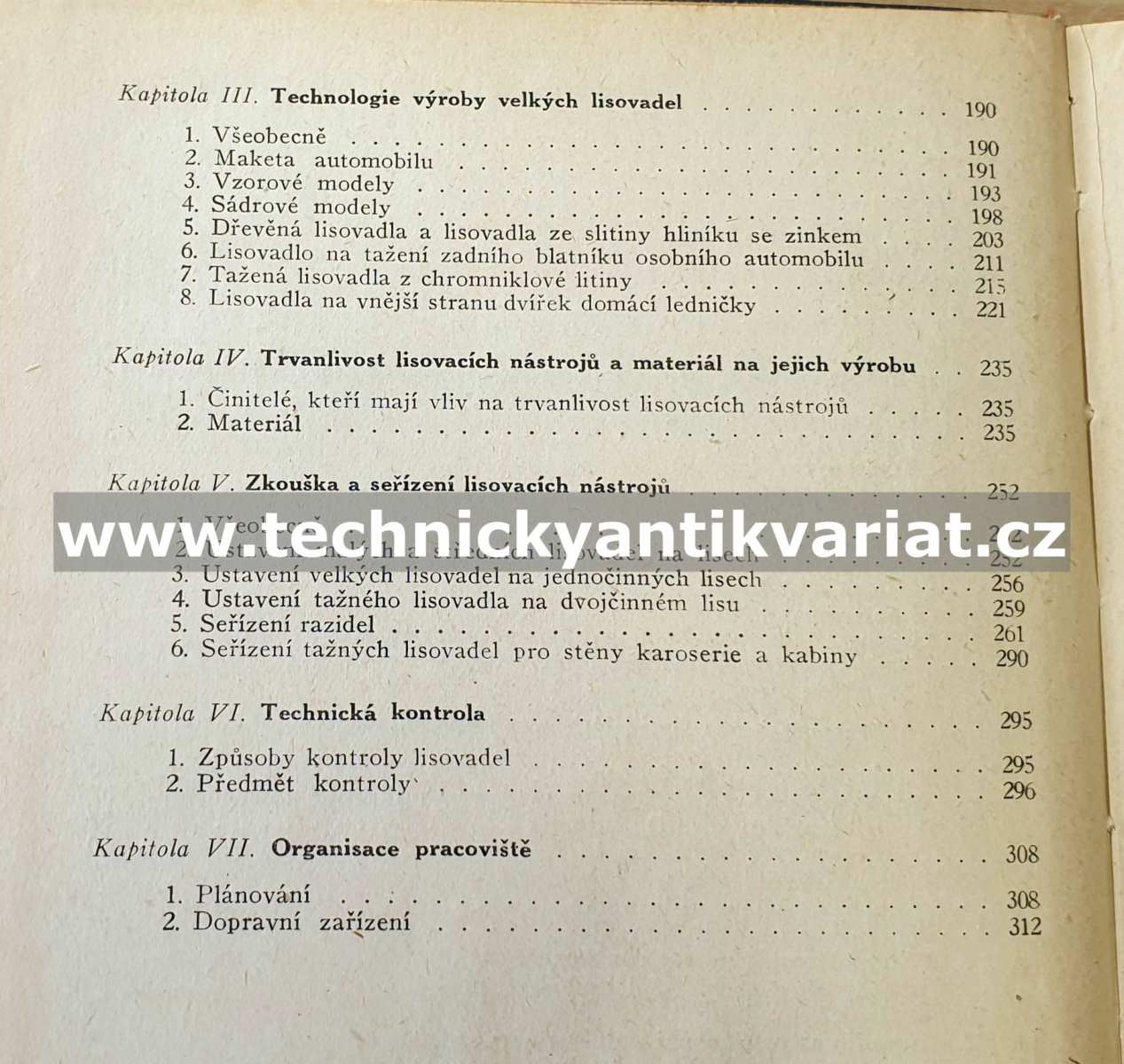 Výroba lisovacích nástrojů - V.I.Kuchtarov (1953)