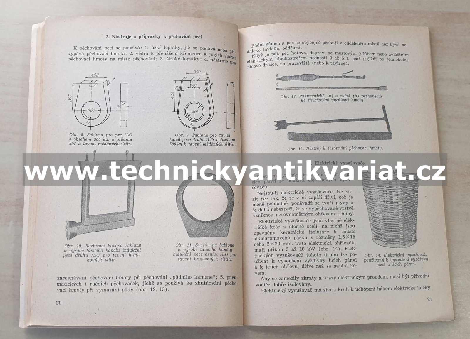 Stavba indukčních pecích - N.E.Černobajer (1953)