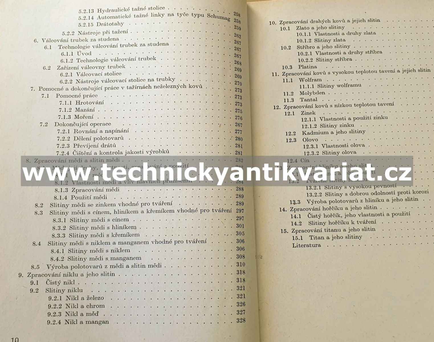 Lití a tváření neželezných kovů a slitin - Pilous, Strnad (1965)