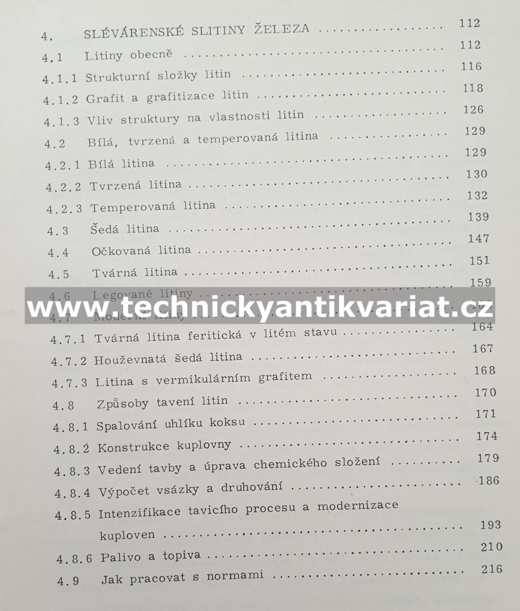 Materiály I. pro 1.roční oboru slévač - Jech, Silbernagel (1979)
