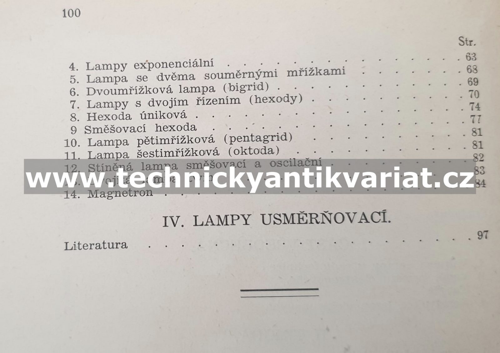 Radiotechnika II. elektronové lampy v radiopřijímačích - F. Milinovský (1935)