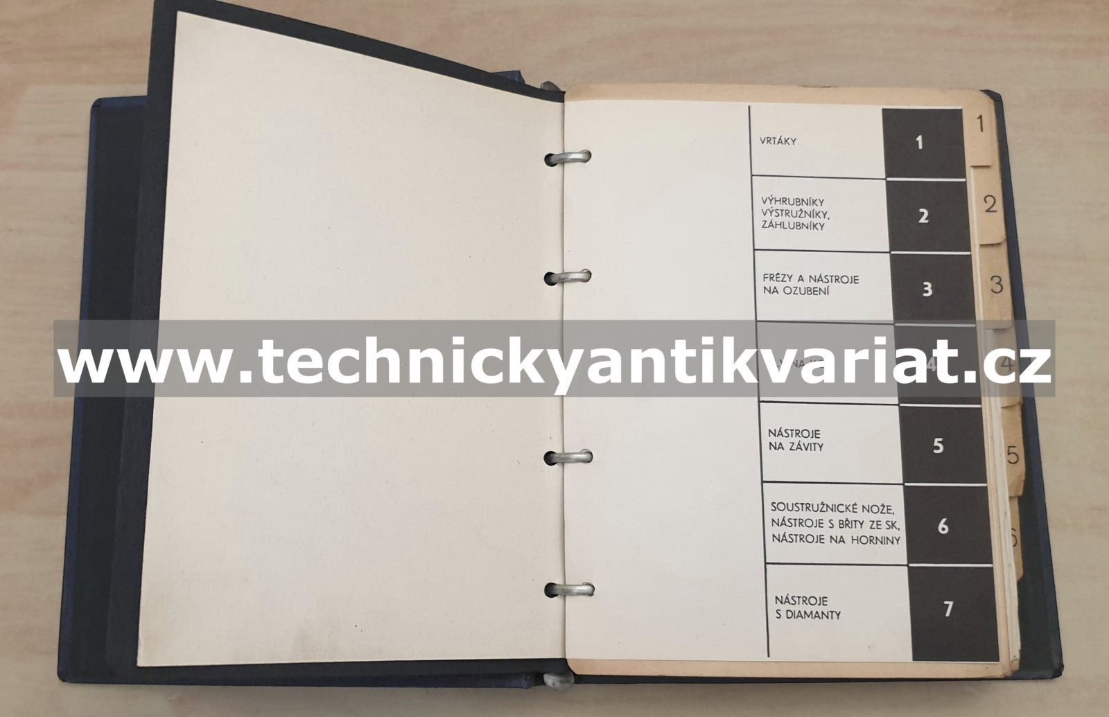 Katalog přesných nástrojů a měřidel I. řezné nástroje