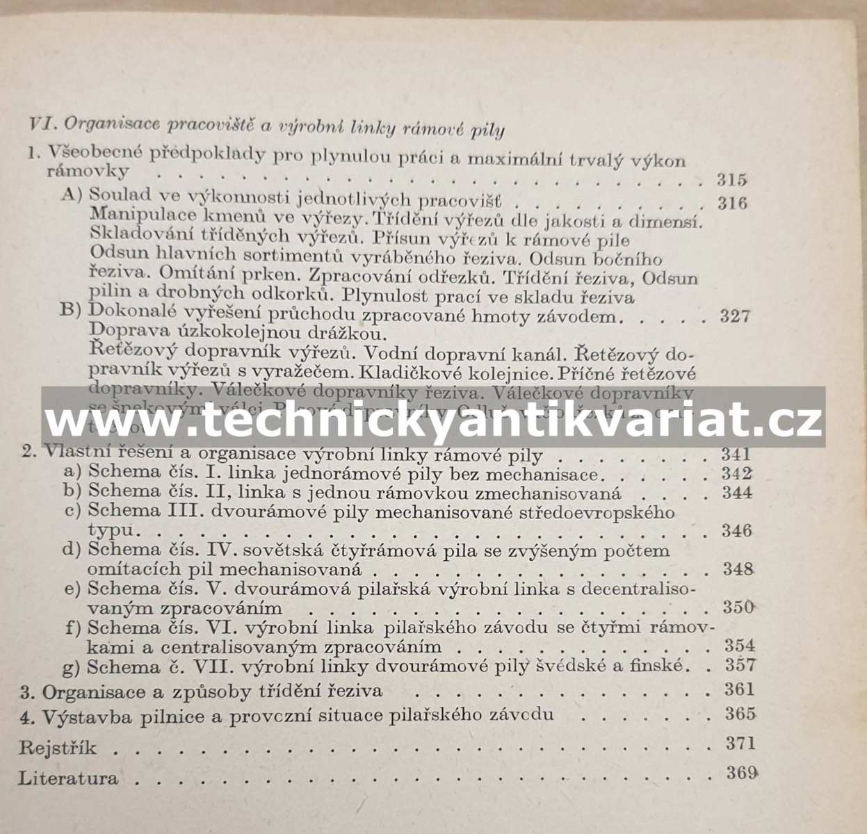 Rámová pila a technika řezání - Ille, Dobrý, Kozák, Tomášek (1954)