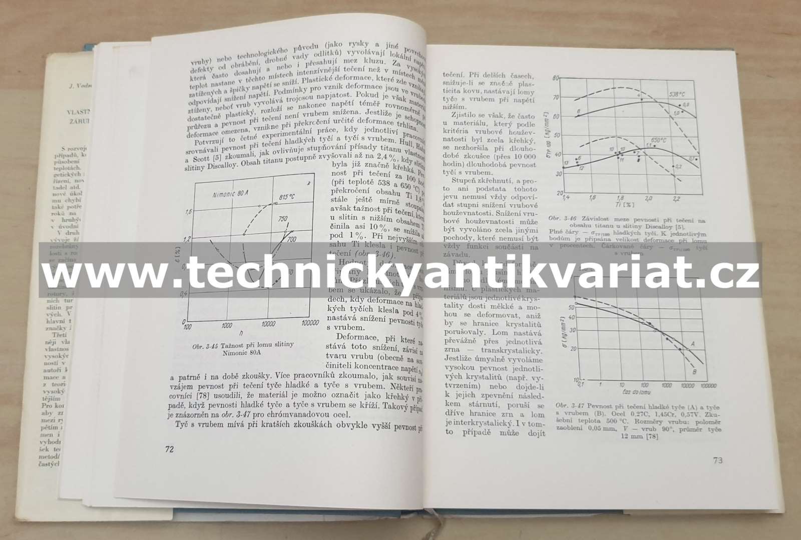 Vlastnosti a použití žáropevných ocelí a slitin - Vodseďálek, Vystyd, Pech (1962)