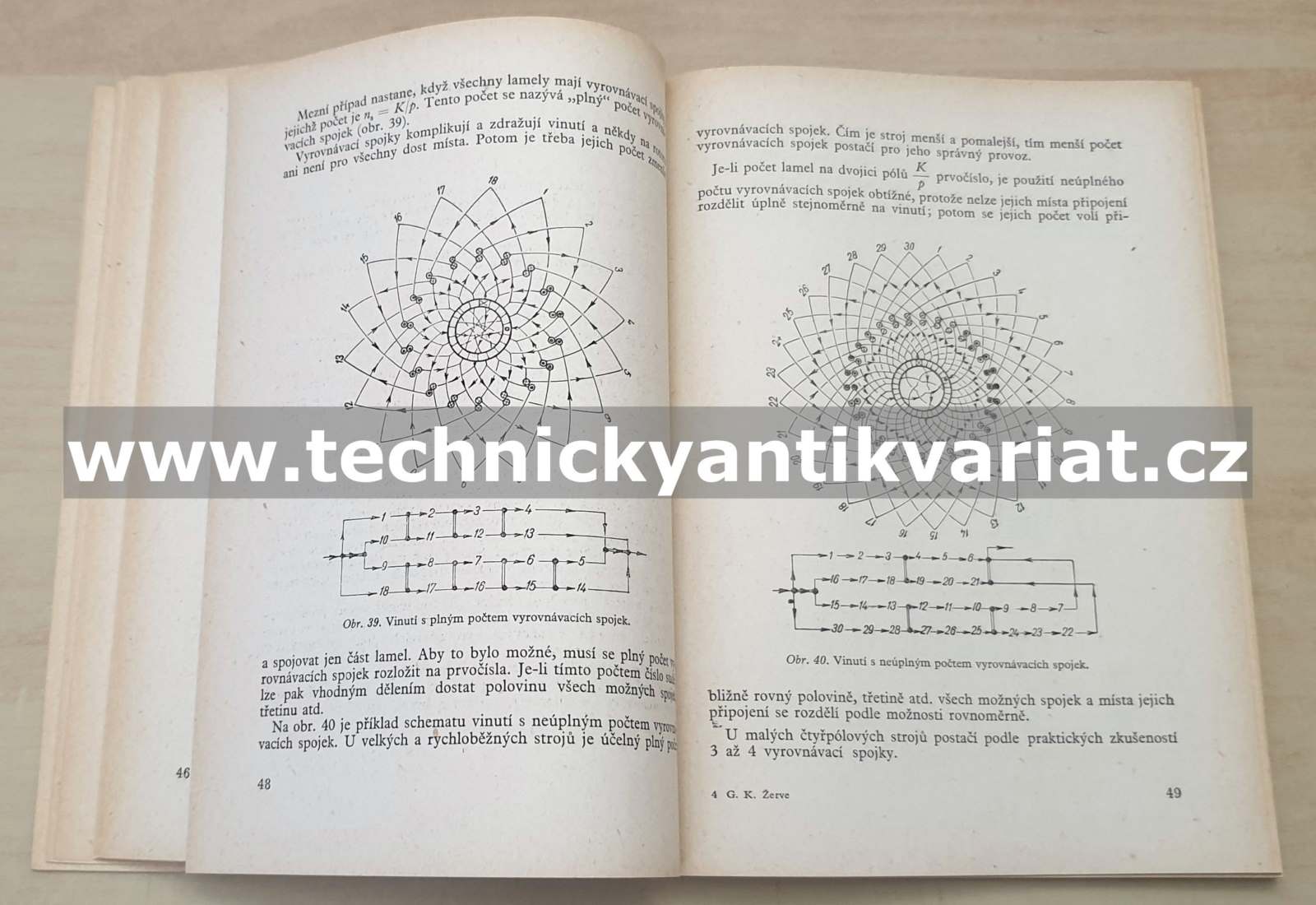 Výpočet převinovaného stroje na stejnosměrný proud - G.K.Žerve (1956)