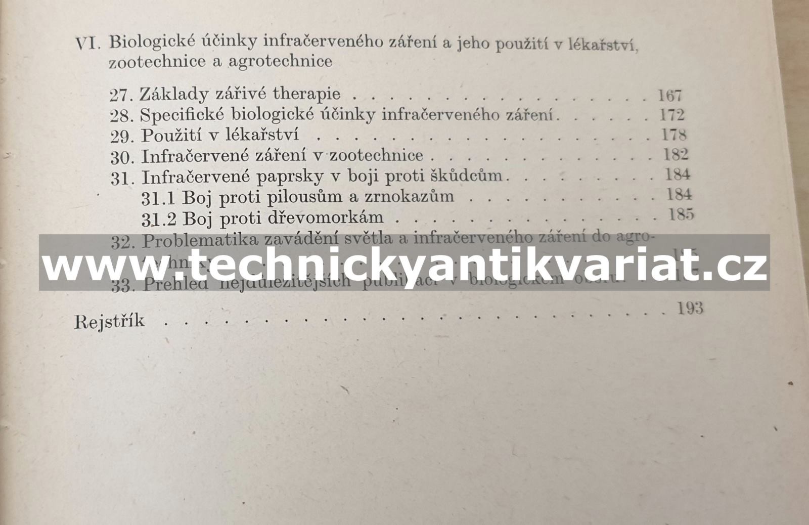Technika infračerveného záření - R. Borchert, W. Jubitz (1958)