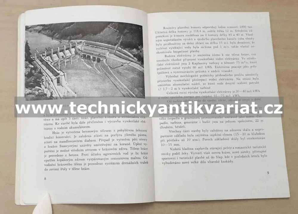 Vodohospodářská výstavba na Vltavě - Antonín Chlum (1958)