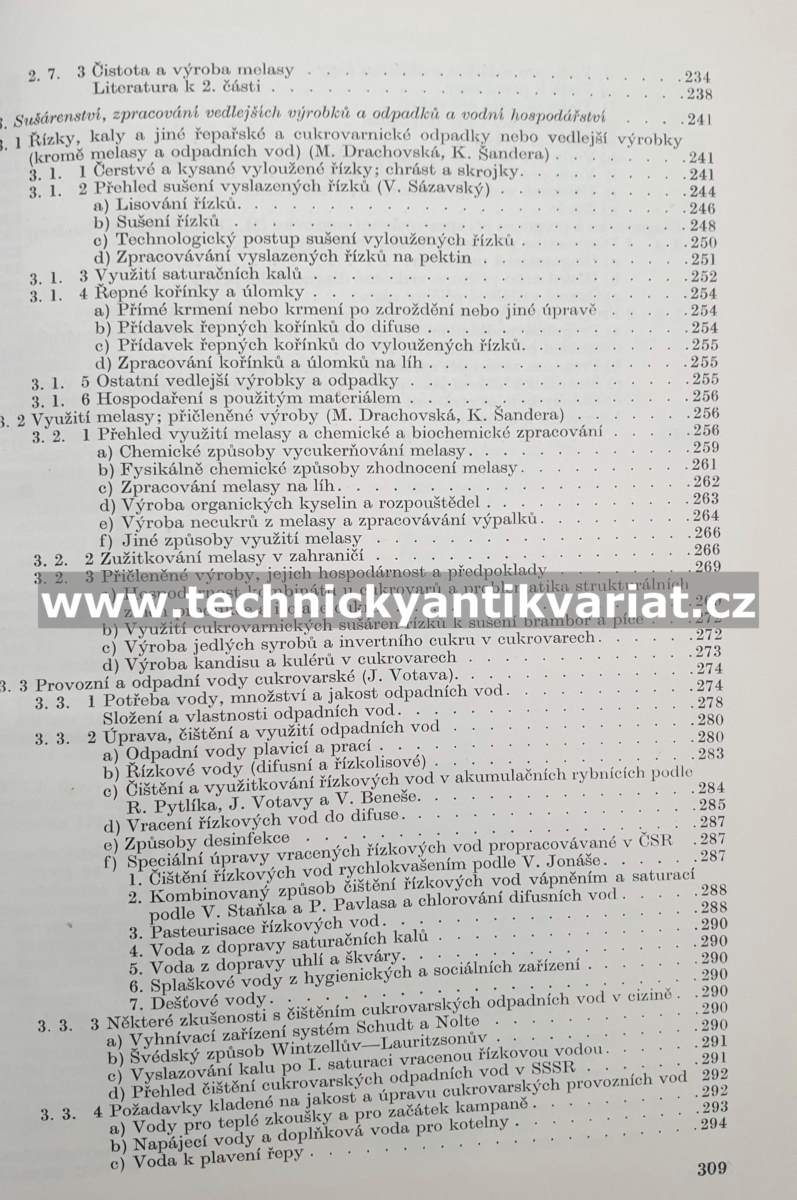Základy cukrovarnictví II. Výroba surového cukru a vedlejších produktů (1957)