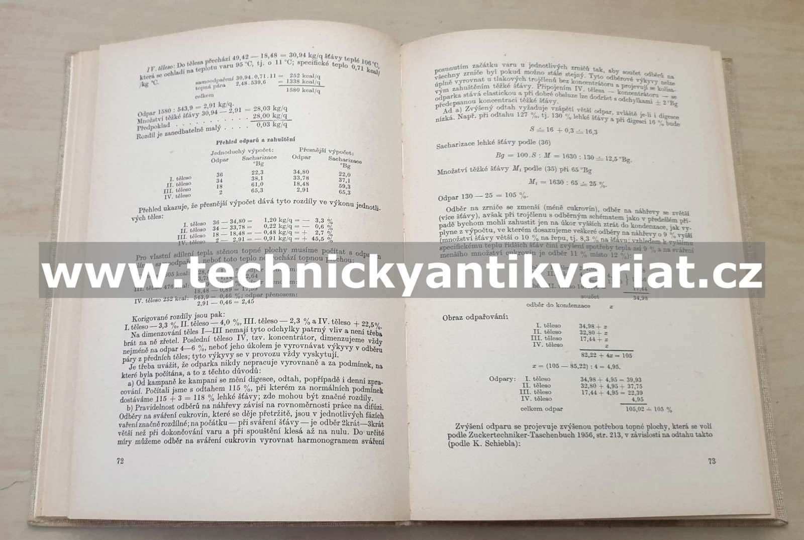 Základy cukrovarnictví III. Cukrovarnická energetika a výpočty (1961)