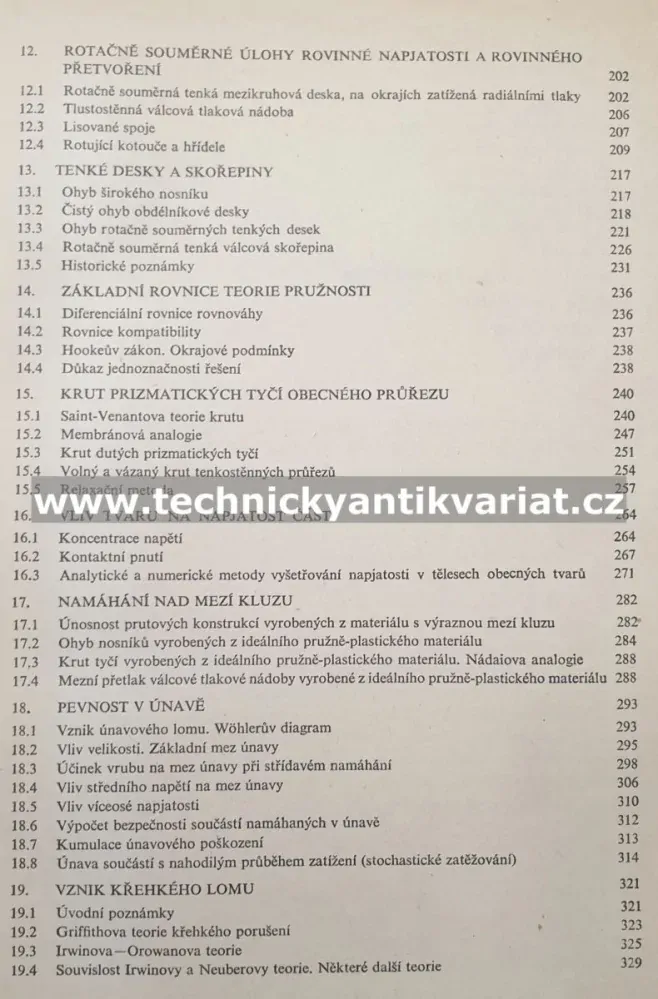 Pružnost a pevnost ve strojnictví - Cyril Hoschl (1971)