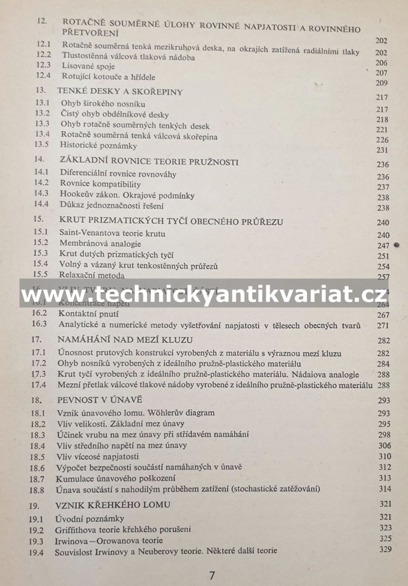 Pružnost a pevnost ve strojnictví - Cyril Hoschl (1971)