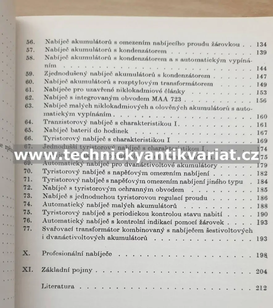 Nabíječe a nabíjení - Arendaš, Ručka (1987)