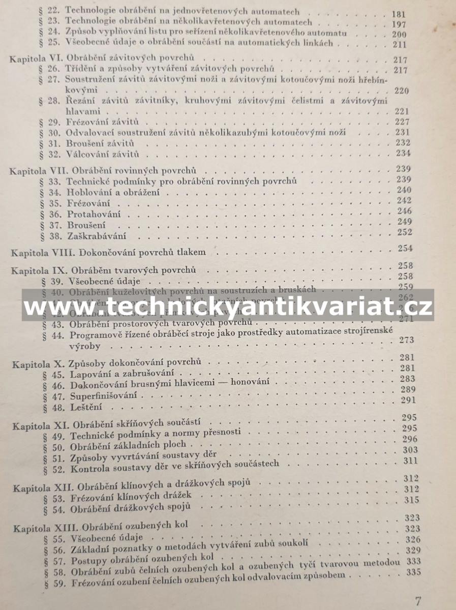 Strojírenská technologie - Tichonov, Zaslavskij (1966)