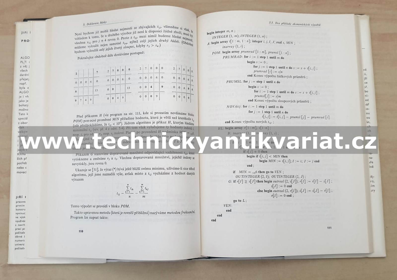 Programování v ALGOLu - Jiří Raichl (1977)
