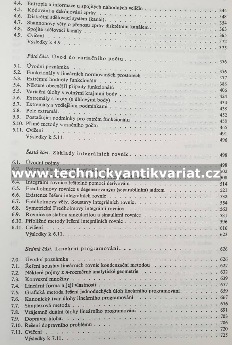 Základy aplikované matematiky III. - Škrášek, Tichý (1990)