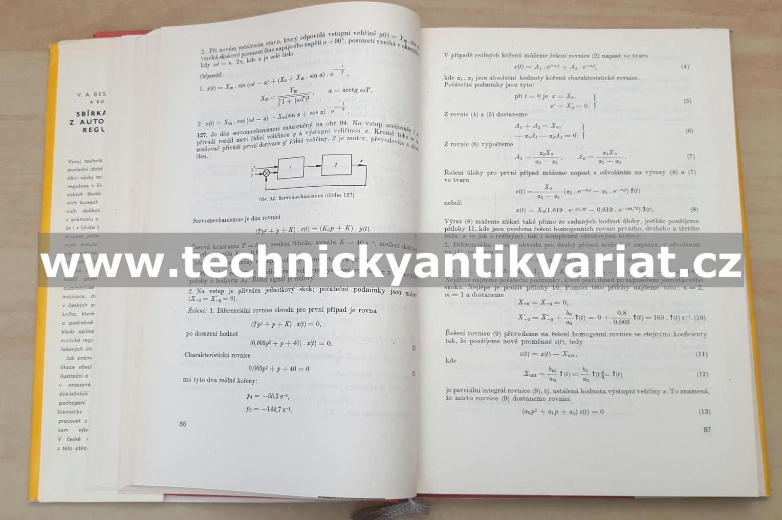 Sbírka úloh z automatické regulace - Besekerskij (1970)