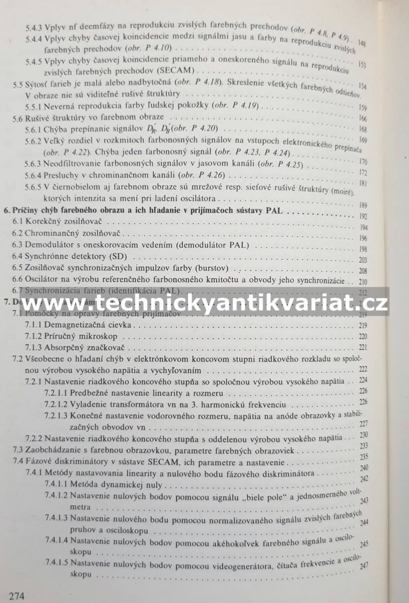 Diagnostika a servis farebných televizorov - Oldřich Netušil (1983)