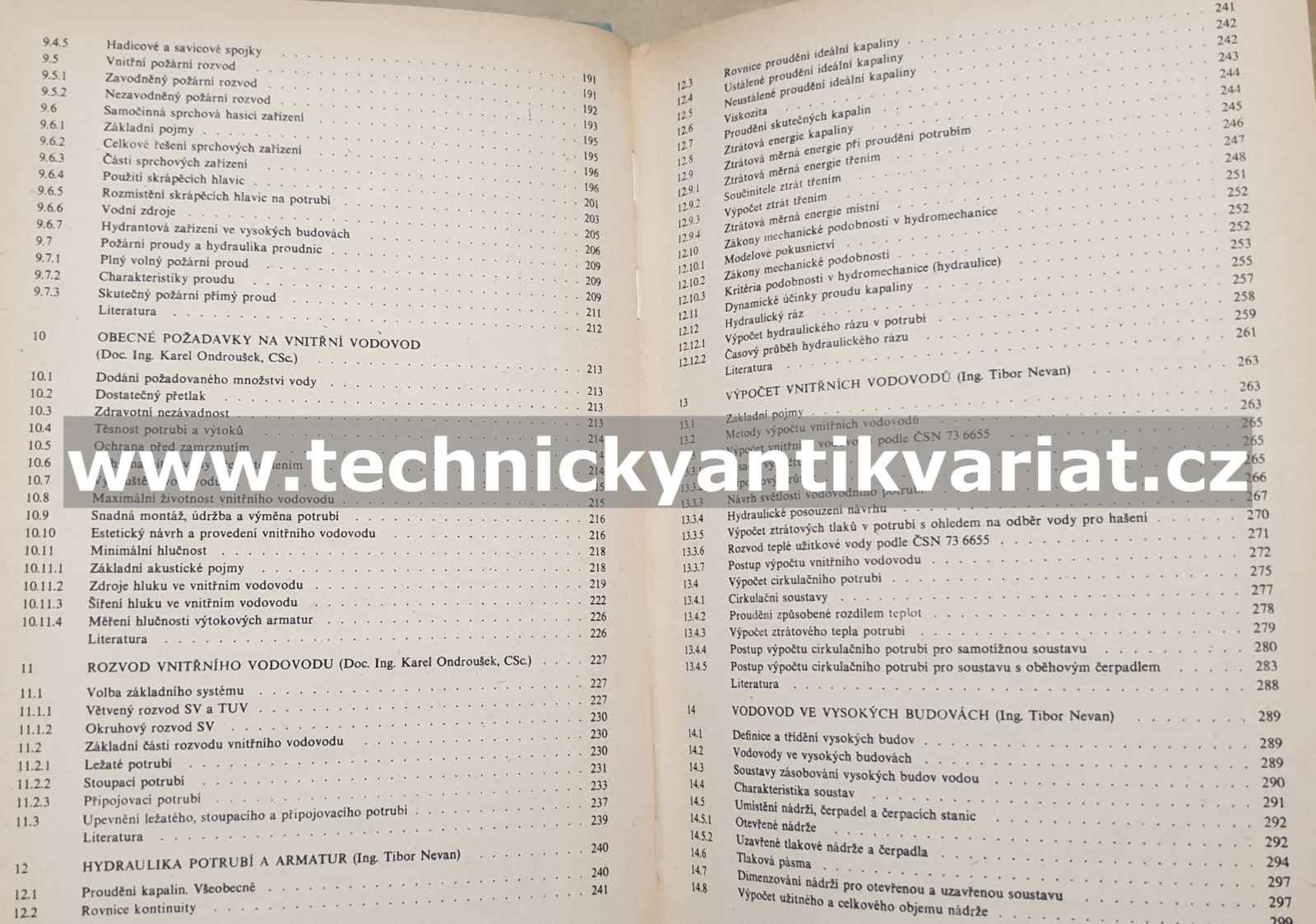 Technická zařízení budou I. Vodovody - Musil, Ondroušek, Nevan (1987)