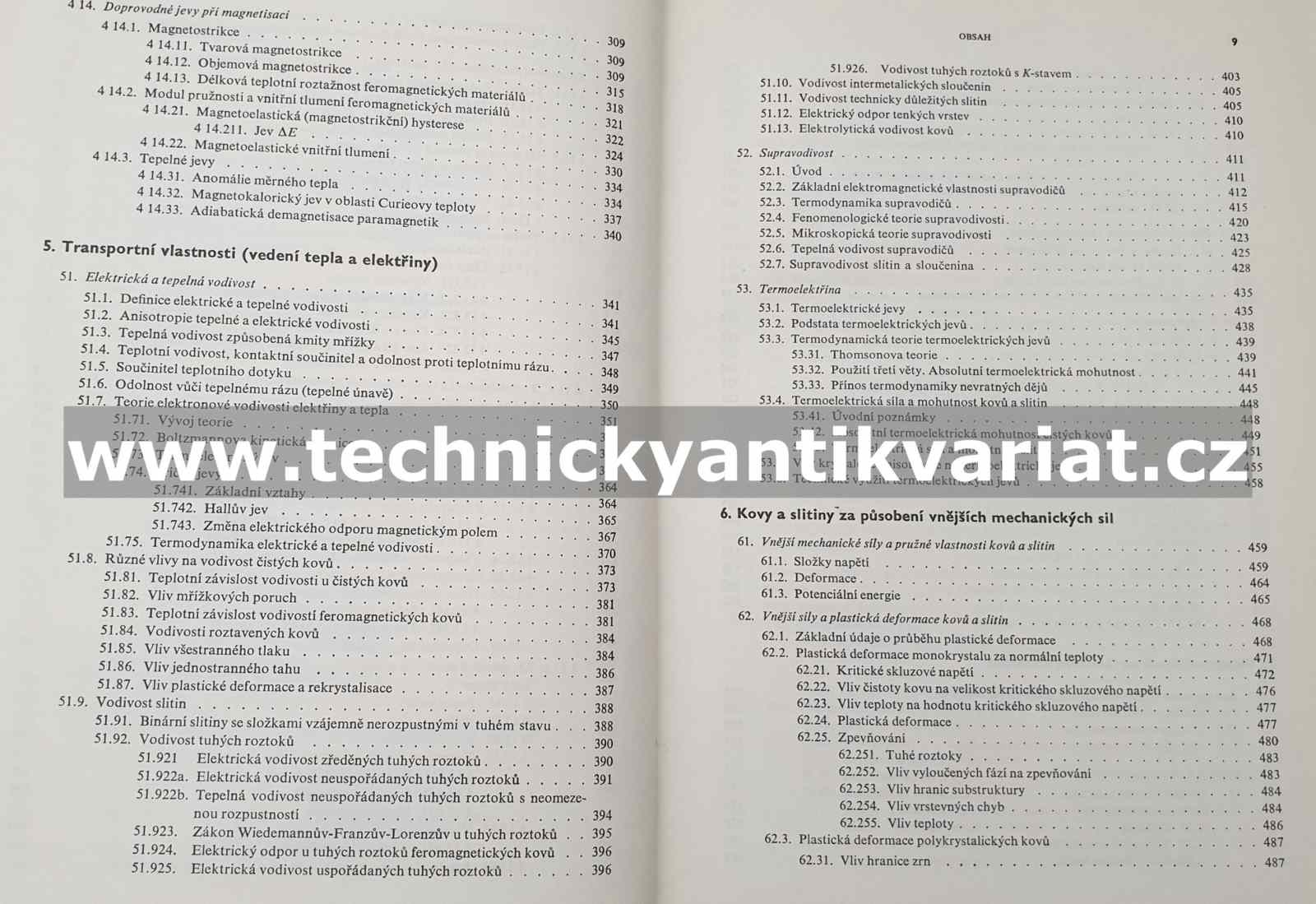 Nauka o materiálu I. Vlastnosti kovů 2 - Píšek, Jeníček, Ryš, Cenek (1968)