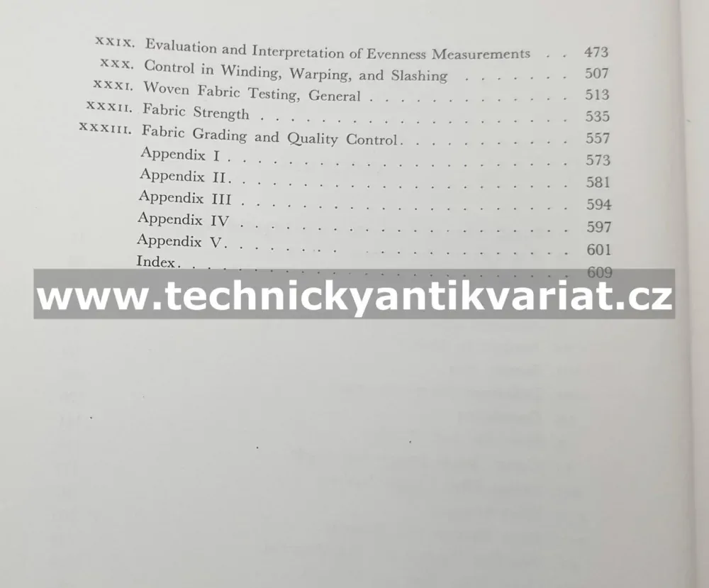 Textile testing and quality control - Grover, Hambl (1960)