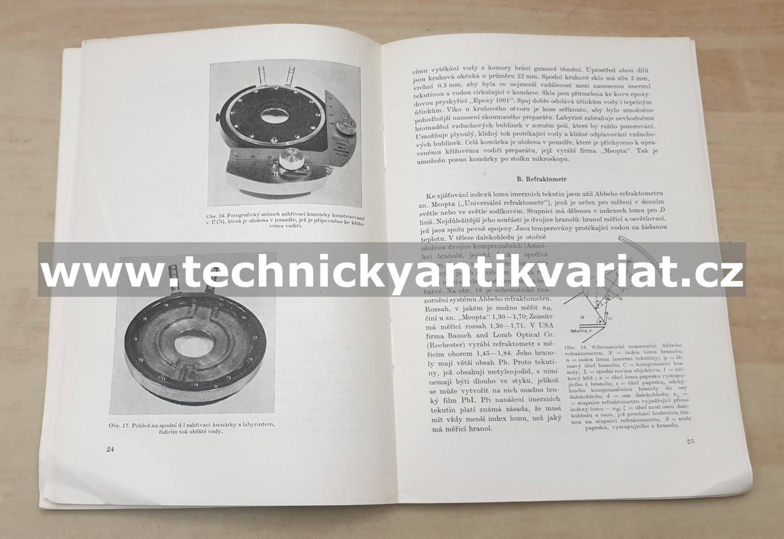 Bivarační metoda ke zjišťování indexu světelného lomu minerálů - Karel Melka (1961)