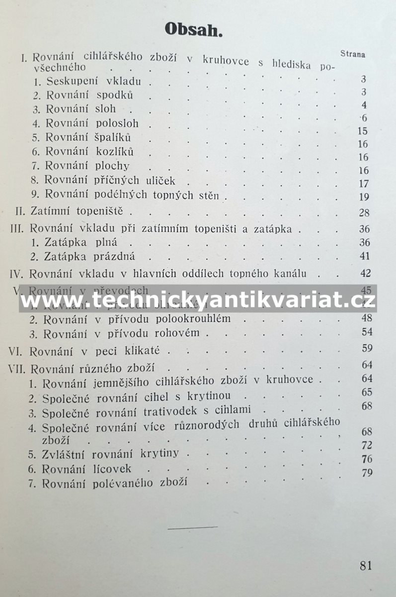 Kruhovka 1.Konstrukce, kruhovky, 2. Rovnání v kruhovce - Josef Rudolf Fiala (1926)