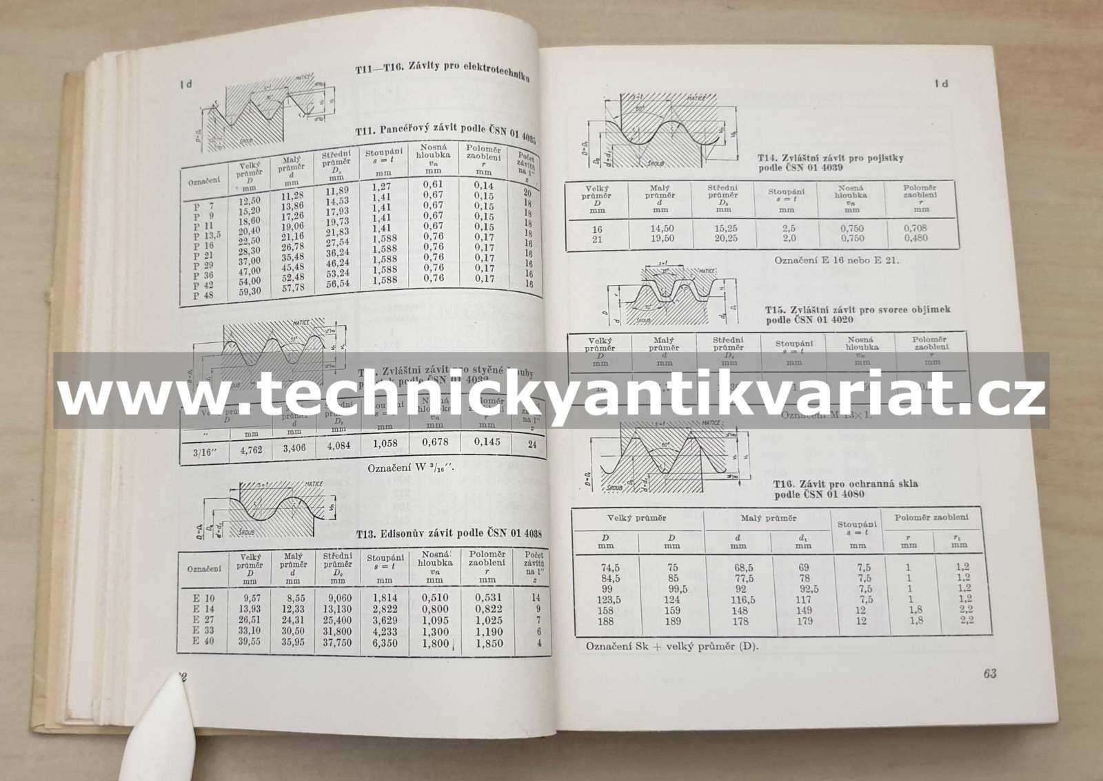 Elektrotechnické tabulky a grafy - Jiří Tříska (1958)