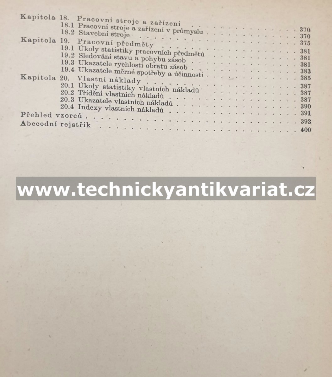 Základy průmyslové a stavební statistiky - F. Egermayer, L. Šauer (1961)