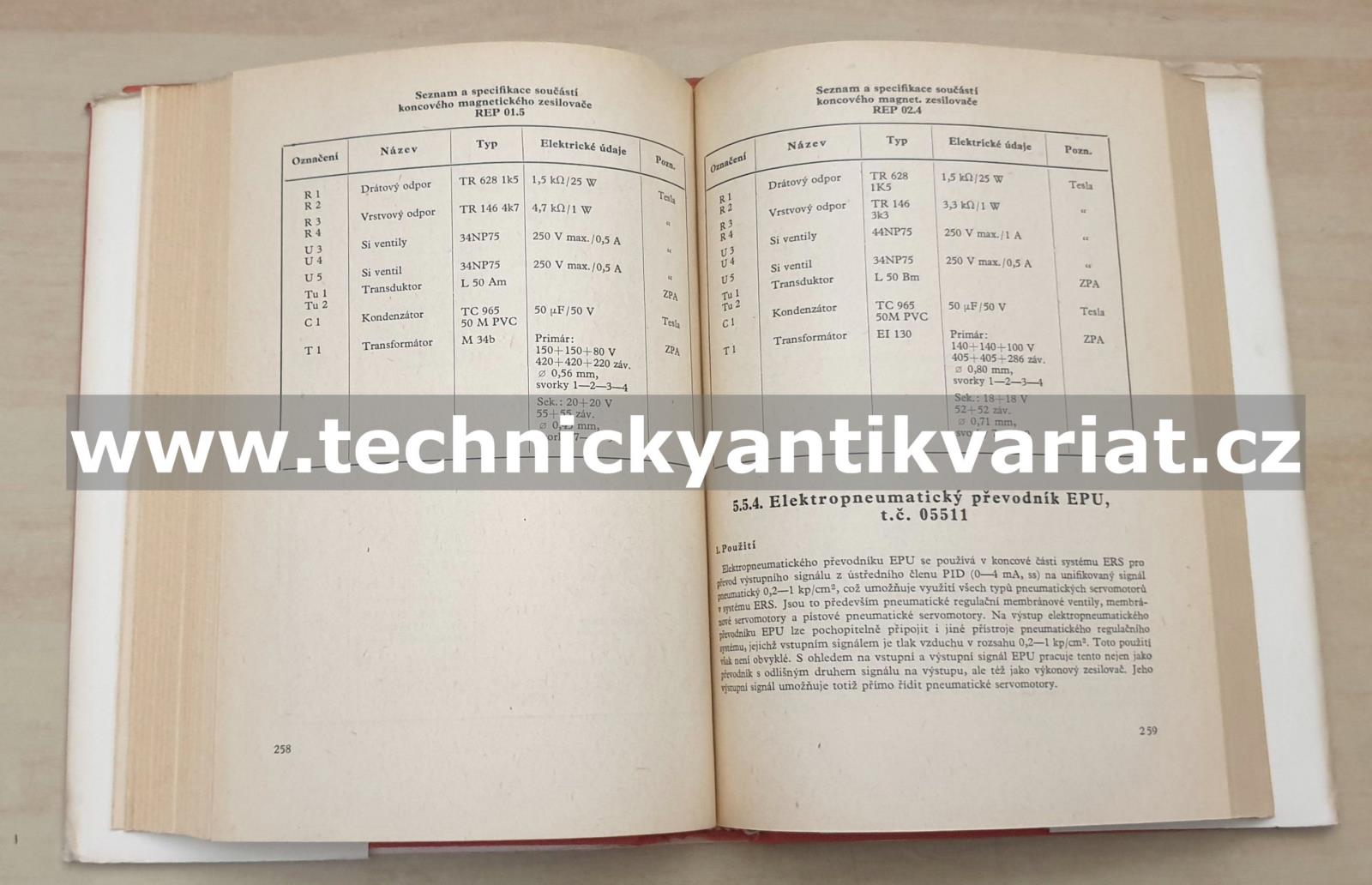 Elektronický regulační systém I. II. J.Květoň (1964)