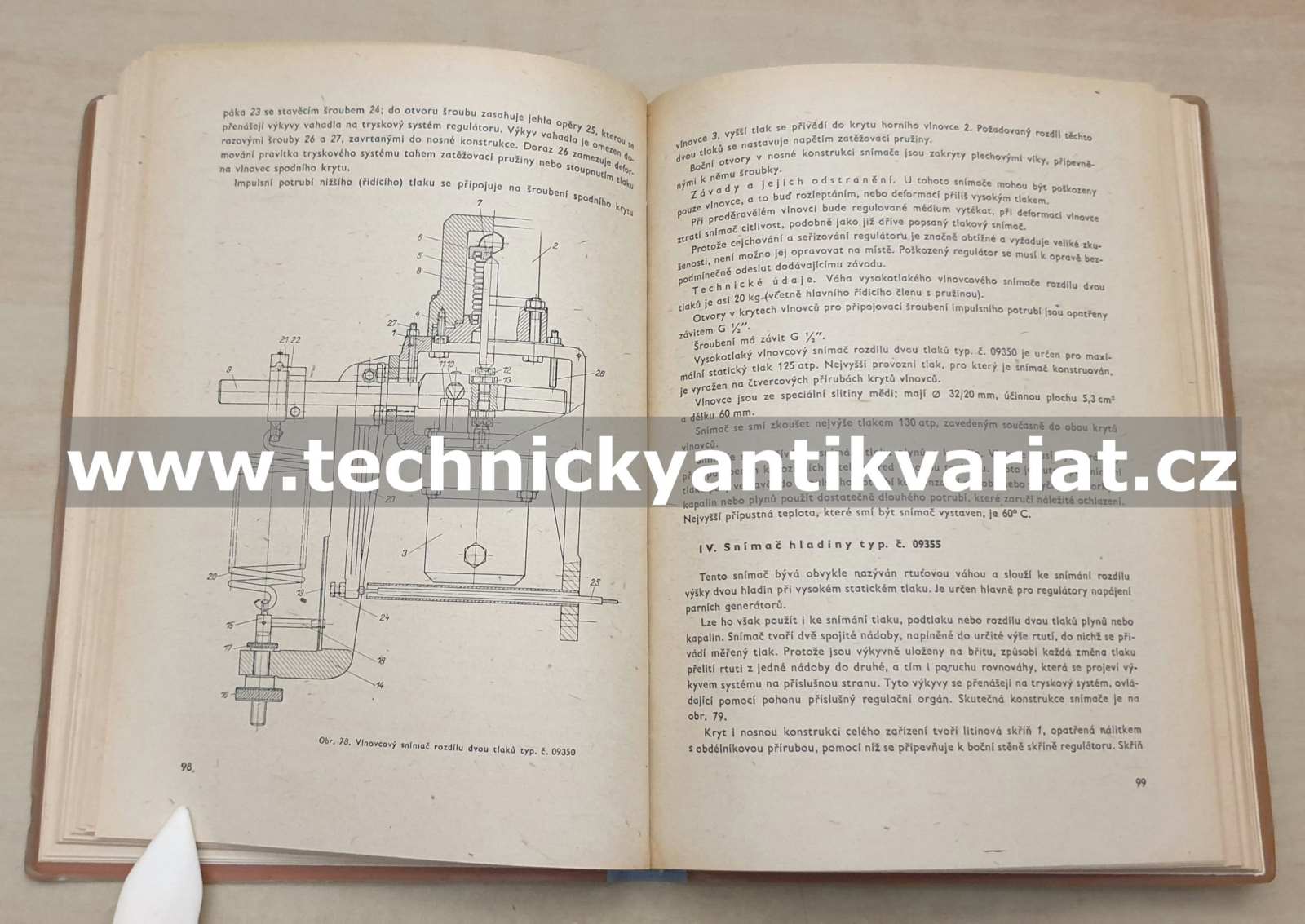 Olejové tryskové regulátory - Felix Vítek (1961)