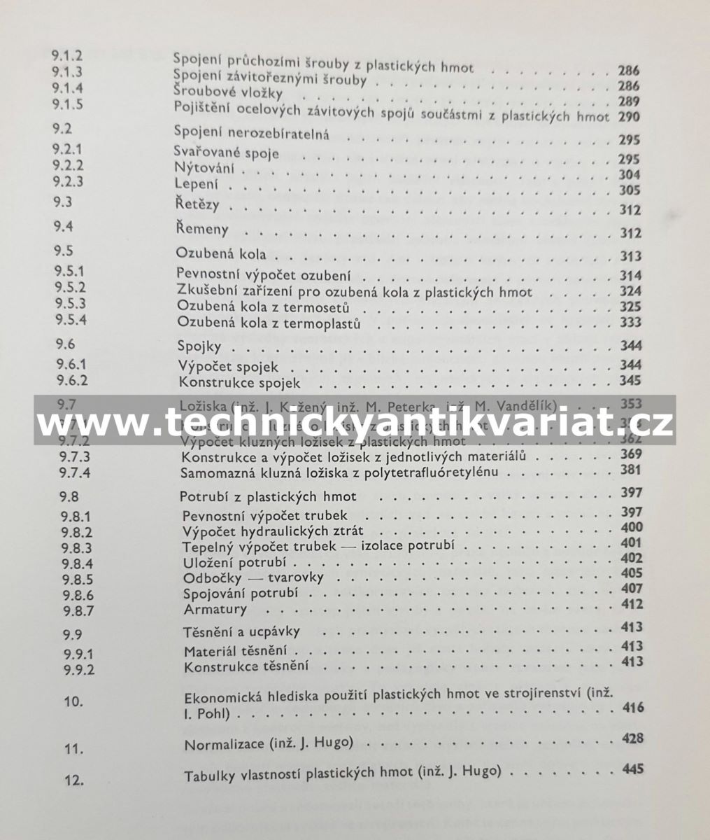 Konstrukční plastické hmoty - Jiří Hugo (1965)