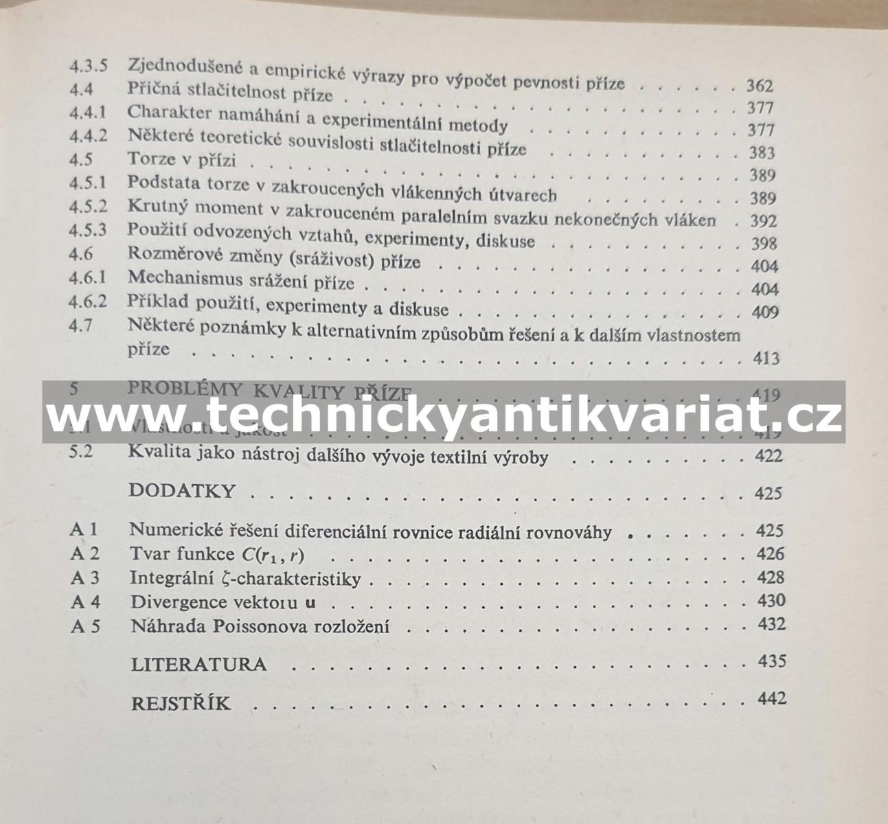 Příze - tvorba, struktura, vlastnosti - Bohuslav Neckář (1990)