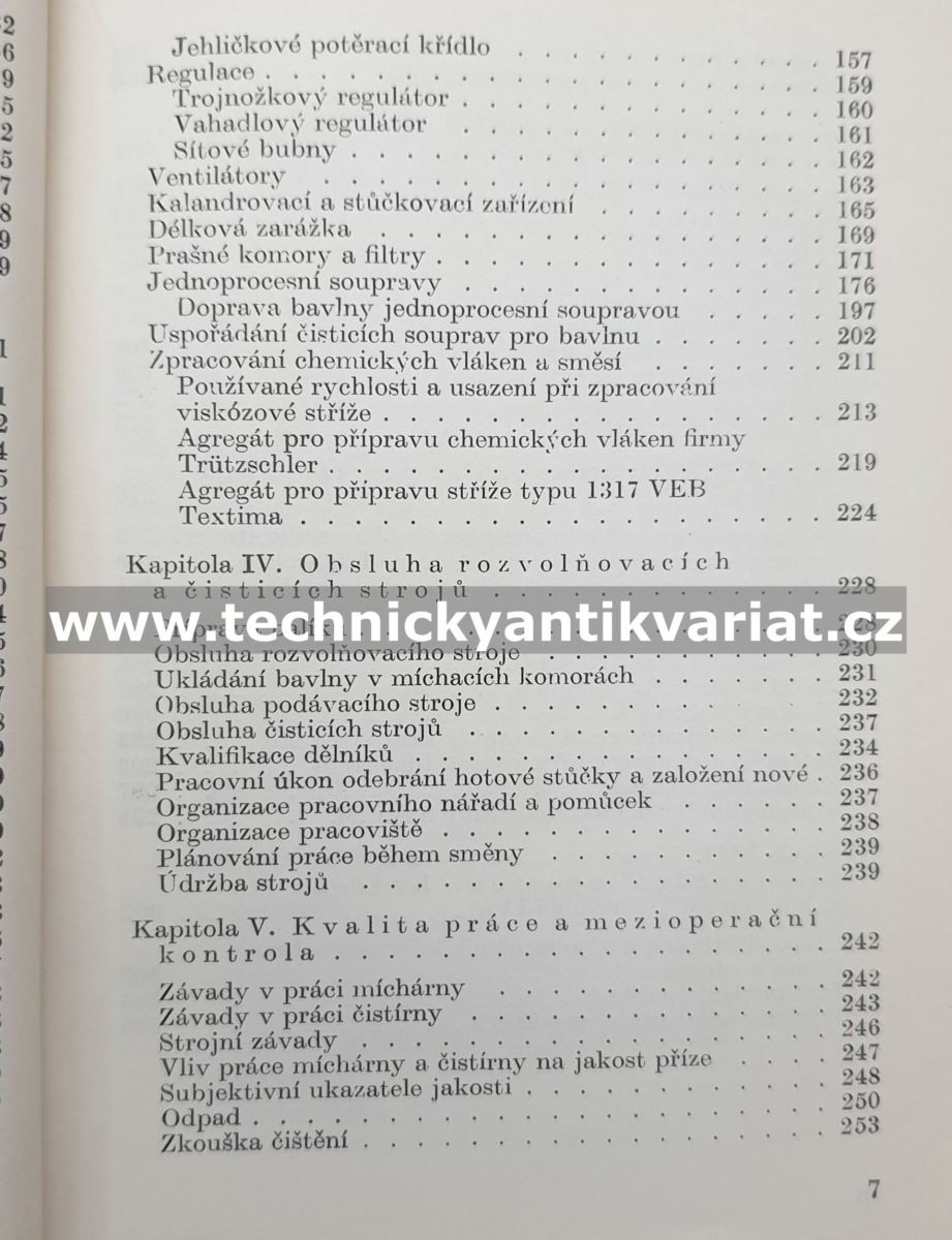 Míchárna a čistírna bavlny - Václav Horák (1967)