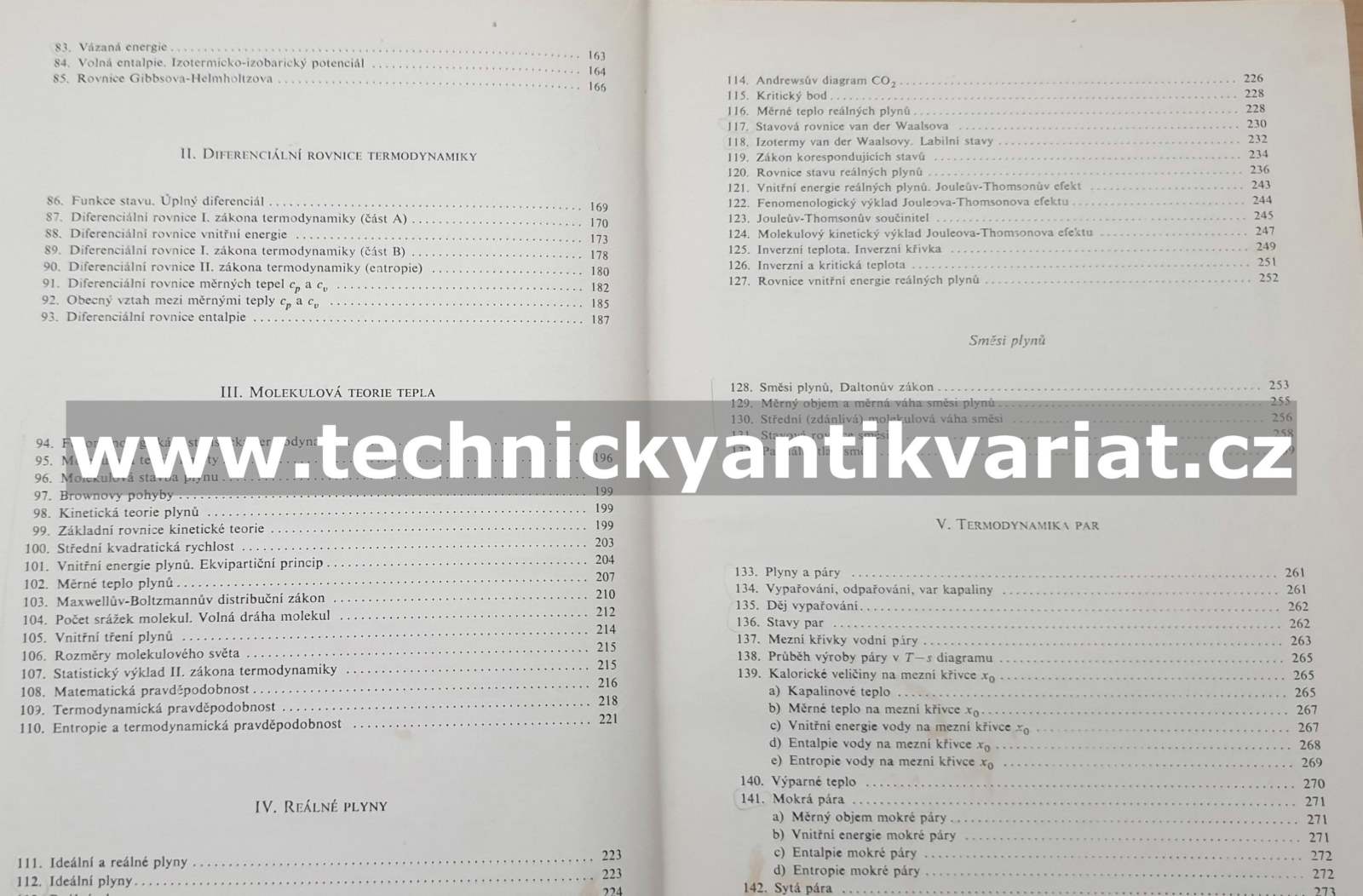 Technická termodynamika - Josef Kalčík (1963)