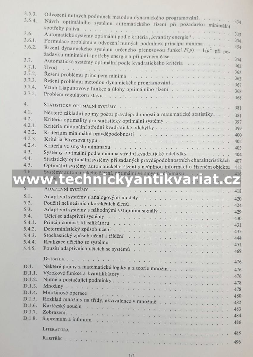 Optimální systémy automatického řízení - Kubík, Kotek, Hruška, Wachtl, Chalupa (1972)