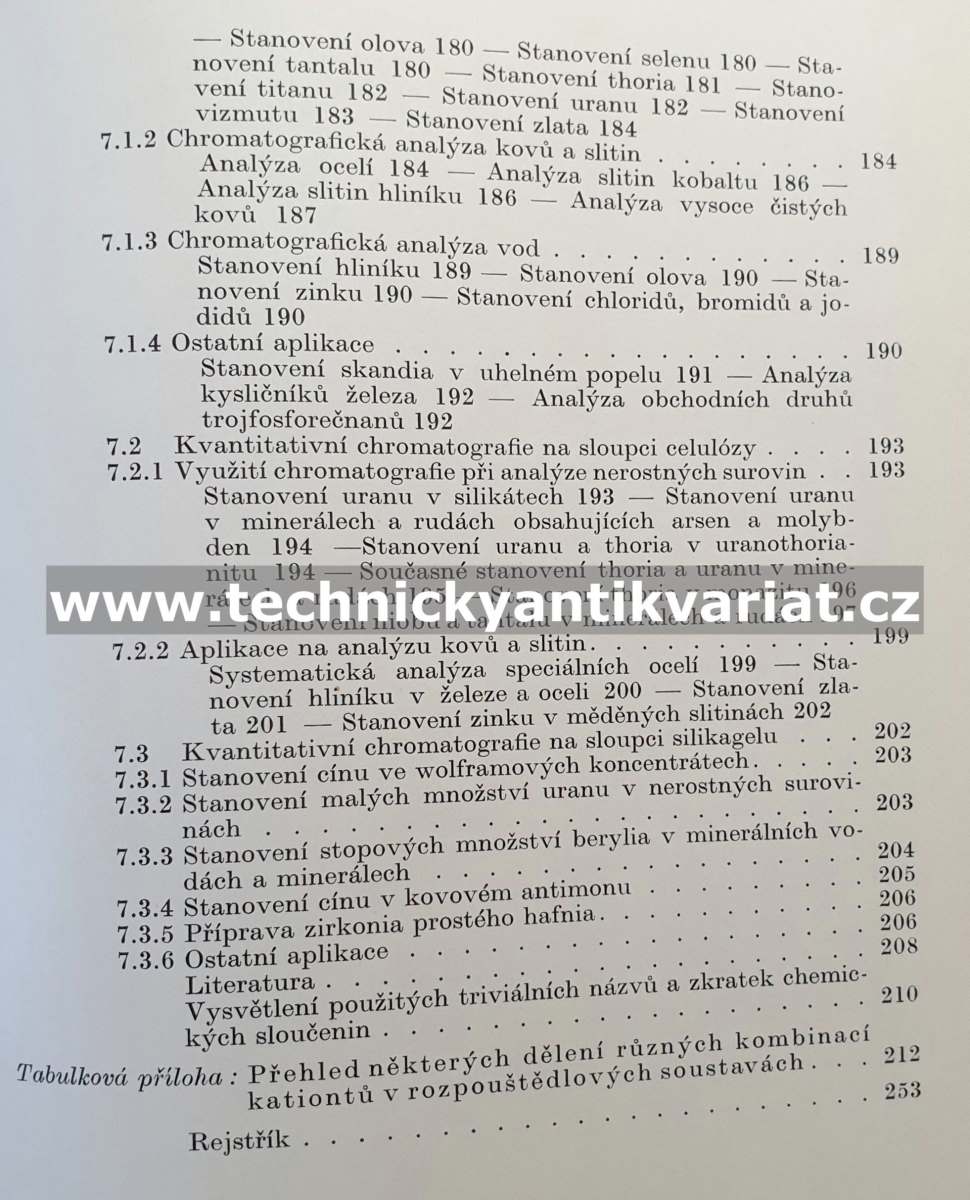 Chromatografie v anglické analýze - Jan Michal (1970)