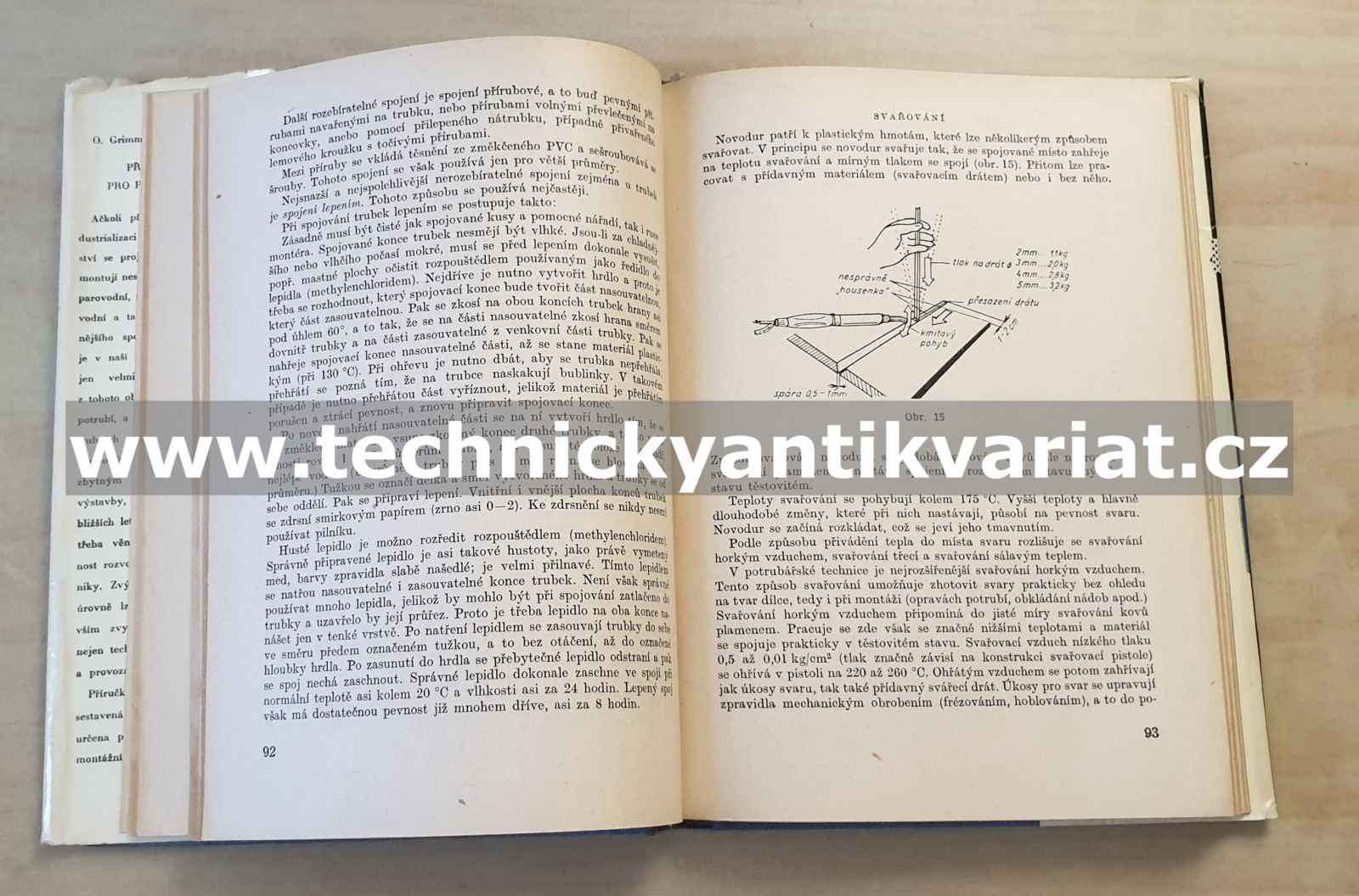 Příručka pro potrubáře - Grimm, Sekyra (1960)