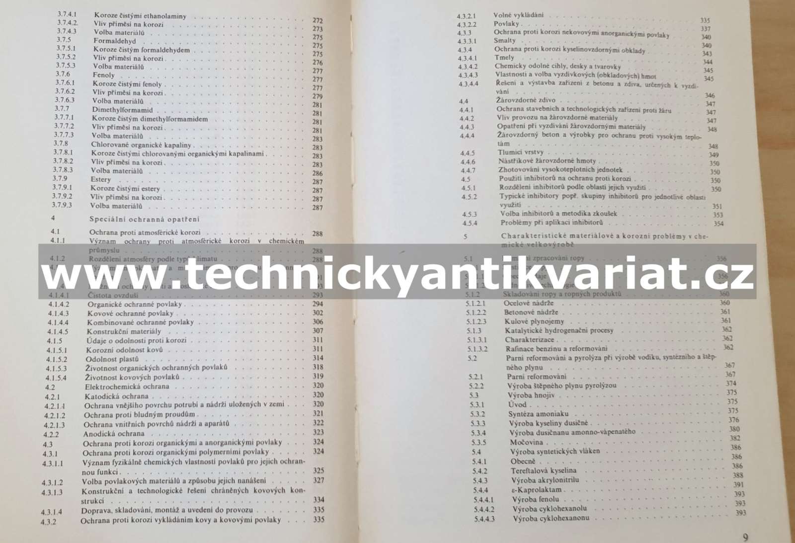 Volba materiálu a protikorozní ochrana v chemickém průmyslu (1980)