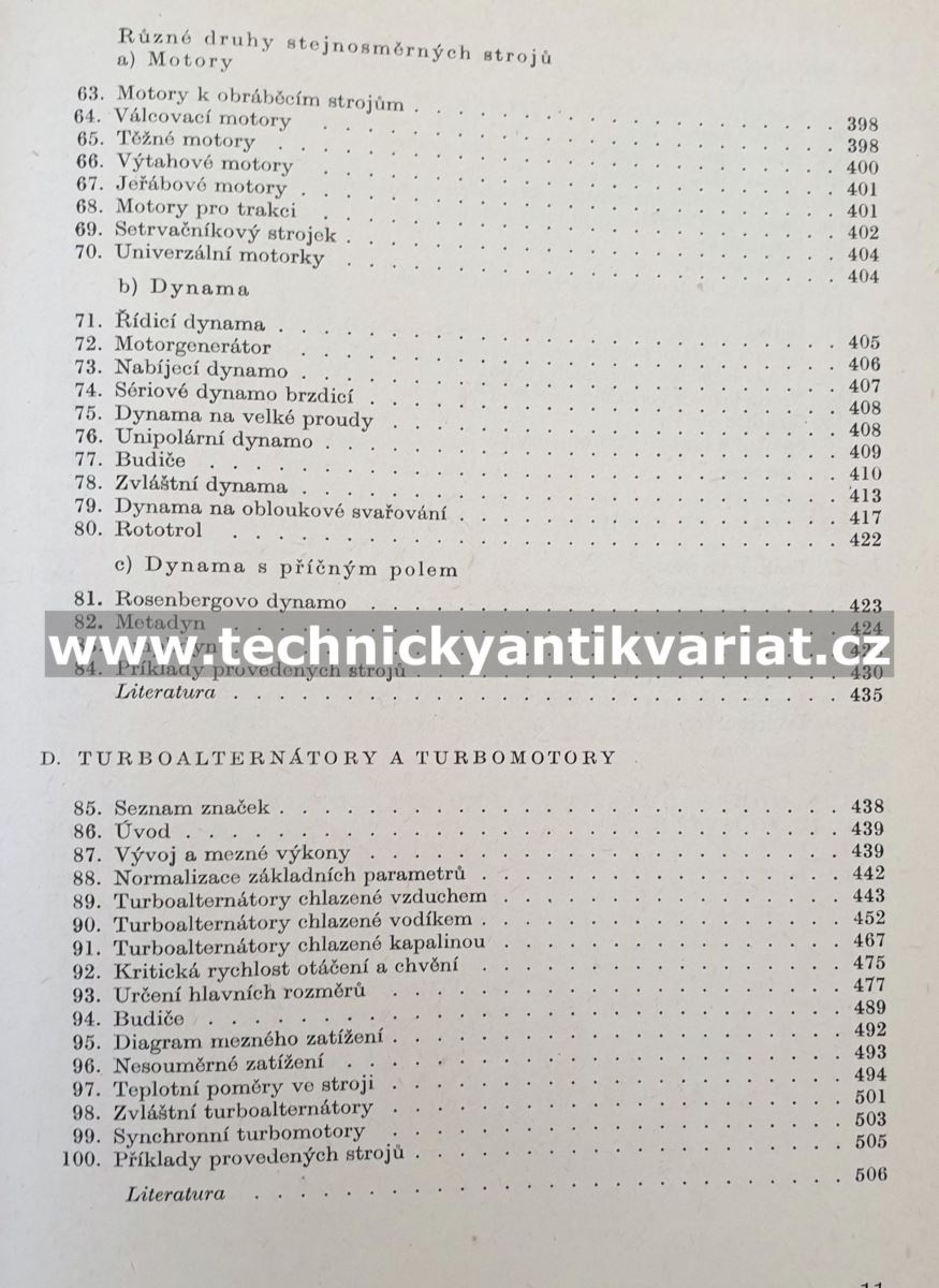 Elektrotechnika II. Elektrické stroje, část 1 - List, Hak (1969)