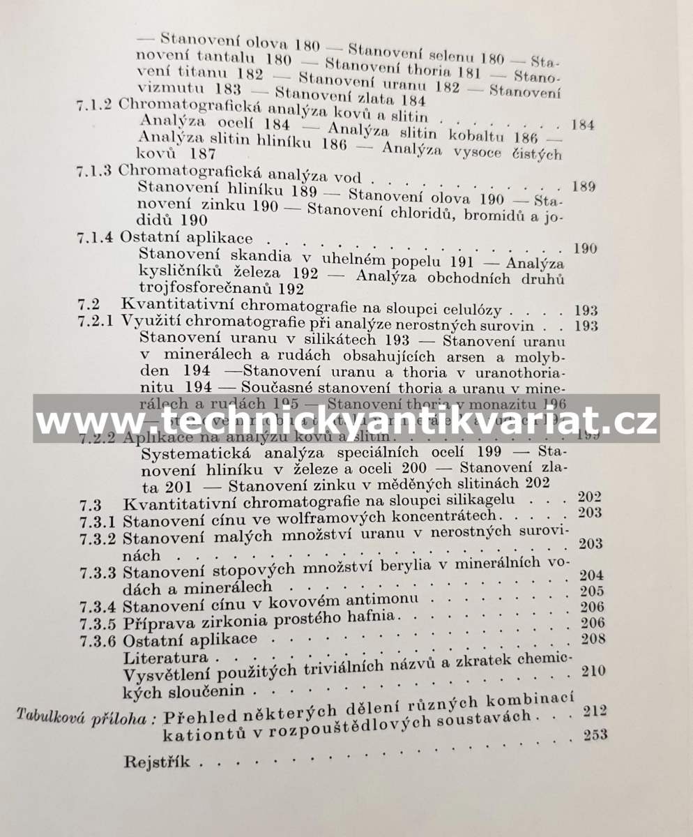Chromatografie v anglické analýze - Jan Michal (1970)