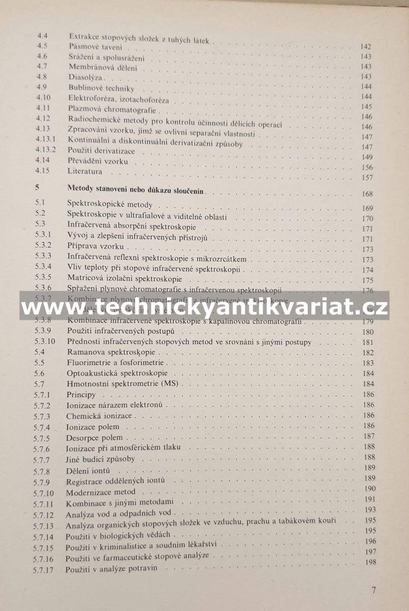 Organická stopová analýza - Klaus Beyermann (1987)